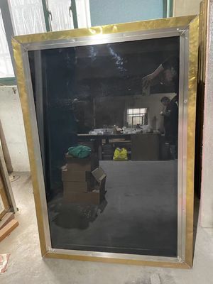 İyi bir fiyat. Duvara monte edilmiş kalkanlı pencere Gümüş Alüminyum 40dB Radyasyon koruyucu pencere çevrimiçi